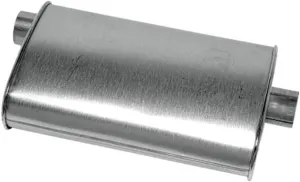 Walker Quiet-Flow SS 21200 Direct Fit Exhaust Muffler 2.25" Inlet (ID) 2.25" Outlet (ID) for Jeep Wrangler