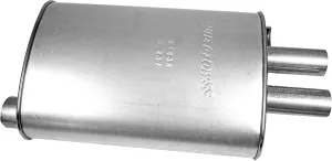 Walker Quiet-Flow SS 21638 Direct Fit Exhaust Muffler 2.25" Inlet (ID) 2" Outlet (OD) for Jeep Grand Cherokee