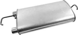 Walker Quiet-Flow SS 21641 Direct Fit Exhaust Muffler 1" Inlet (ID) 2" Inlet (OD) 2.25" Outlet (ID) for Ram 1500