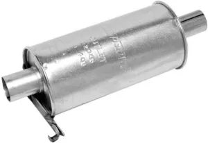 Walker Quiet-Flow SS 22065 Direct Fit Exhaust Muffler 2" Inlet (ID) 2" Outlet (OD) for Kia Soul