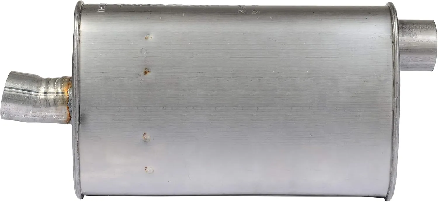 Walker Quiet-Flow SS 22075 Direct Fit Exhaust Muffler 2.5" Inlet (OD) 2.5" Outlet (ID) for Cadillac SRX