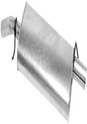 Walker Quiet-Flow SS 22726 Direct Fit Exhaust Muffler 2.5" Inlet (ID) 2.25" Outlet (OD) for Chevrolet S10