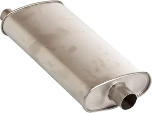 Walker Quiet-Flow SS 22799 Direct Fit Exhaust Muffler 2.25" Inlet (ID) 2" Outlet (ID) for Jeep Cherokee