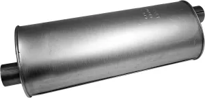 Walker Quiet-Flow SS 40248 Direct Fit Exhaust Muffler Assembly 2.5" Inlet (ID) 2.5" Outlet (ID) for Dodge Dakota