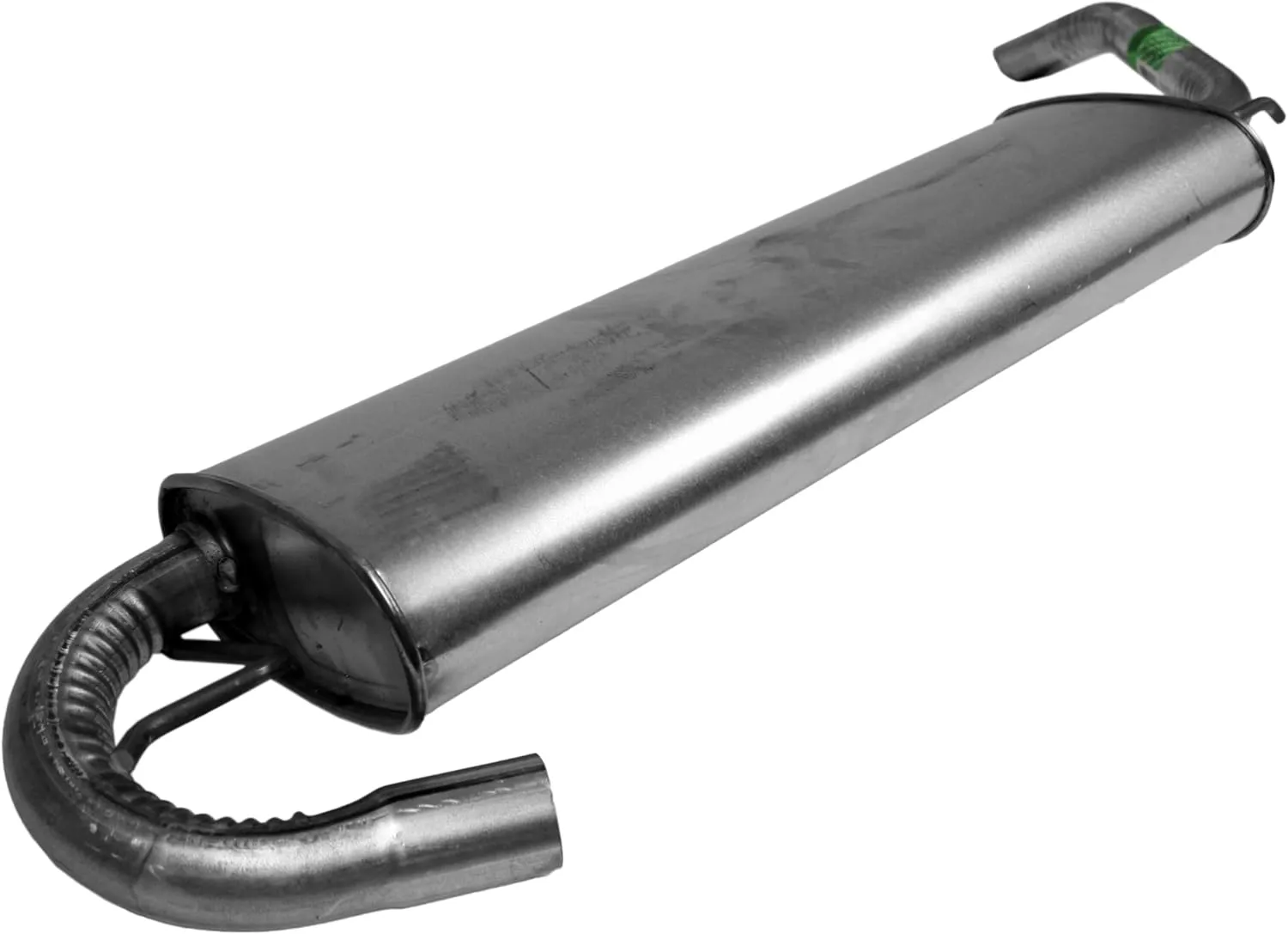 Walker Quiet-Flow SS 50057 Direct Fit Exhaust Muffler Assembly 2" Inlet (ID) 2" Inlet (OD) 2" Outlet (OD) for Dodge Caravan