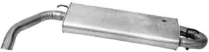 Walker Quiet-Flow SS 50060 Direct Fit Exhaust Muffler Assembly 2.5" Inlet (ID) 2.5" Outlet (OD) for Chrysler Town & Country
