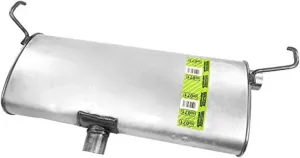 Walker Quiet-Flow SS 50071 Direct Fit Exhaust Muffler Assembly 2.25" Inlet (ID) 2.25" Outlet (ID) for Chevrolet Malibu