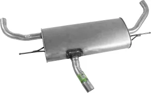 Walker Quiet-Flow SS 50091 Direct Fit Exhaust Muffler Assembly 2.25" Inlet (ID) 2" Outlet (OD) for Ford Fusion
