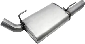 Walker Quiet-Flow SS 53740 Direct Fit Exhaust Muffler Assembly 2.5" Inlet (ID) 3" Outlet (OD) for Ford Mustang