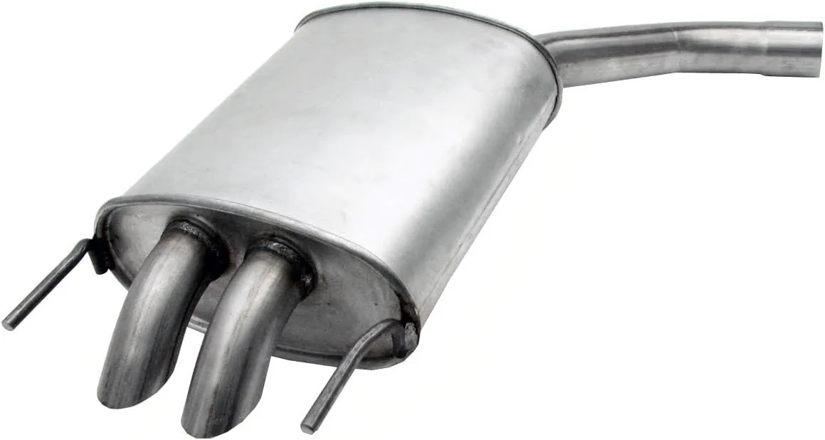 Walker Quiet-Flow SS 53771 Direct Fit Exhaust Muffler Assembly 2.25" Inlet (ID) 2" Outlet (OD) for Saab 9-3