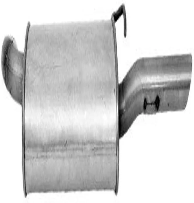 Walker Quiet-Flow SS 54665 Direct Fit Exhaust Muffler Assembly 2" Inlet (ID) 2" Inlet (OD) 2.25" Outlet (OD) for Ford Fusion
