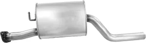 Walker Quiet-Flow SS 54879 Direct Fit Exhaust Muffler Assembly 2.25" Inlet (OD) 2.25" Outlet (OD) for Hyundai Santa Fe