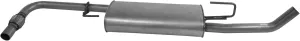 Walker Quiet-Flow SS 56270 Direct Fit Exhaust Muffler Assembly 2" Inlet (ID) 2.25" Outlet (OD) for Nissan Frontier