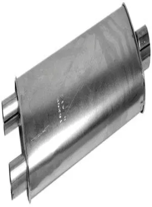 Walker SoundFX 18202 Direct Fit Exhaust Muffler 3" Inlet (ID) 2.25" Outlet (ID) for Chevrolet C1500