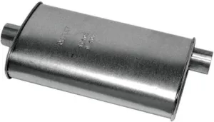 Walker SoundFX 18403 Direct Fit Exhaust Muffler 2.25" Inlet (ID) 2.25" Outlet (ID) for Jeep Comanche