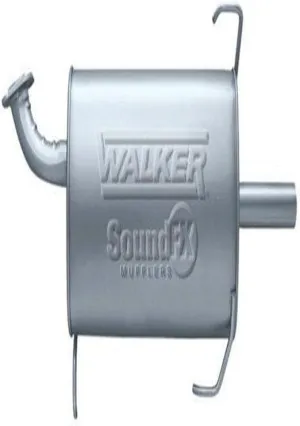 Walker SoundFX 18574 Direct Fit Exhaust Muffler 2.25" Inlet (ID) 2.25" Outlet (ID) for Jeep Wrangler