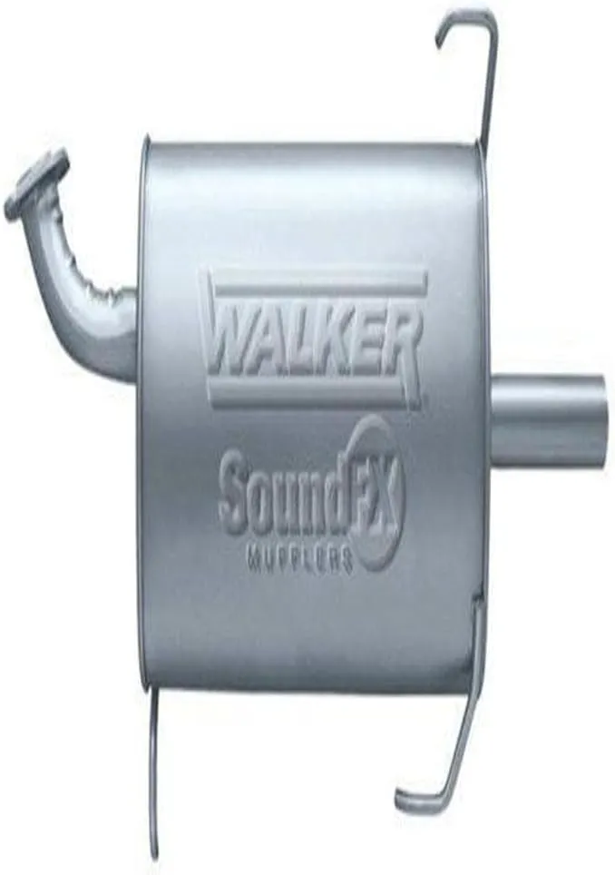 Walker SoundFX 18574 Direct Fit Exhaust Muffler 2.25" Inlet (ID) 2.25" Outlet (ID) for Jeep Wrangler