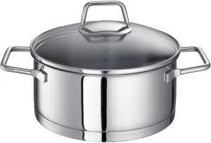 Wega Stainless Steel Roasting Pot Size: 20cm, Stainless Steel, Stainless Steel, 20 cm