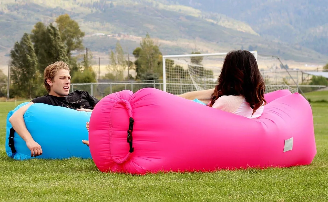 WEKAPO Inflatable Lounger Air Sofa Hammock-Portable,Water Proof& Anti-Air Leaking Design-Ideal Couch for Backyard Beach Traveling Camping Picnics & Music Festivals