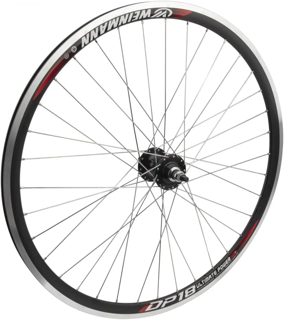 Wheel Master Weinmann DP18 Rear Wheel - 700c, 36H, Fixie/Freewheel, MSW, Black/Black/Silver