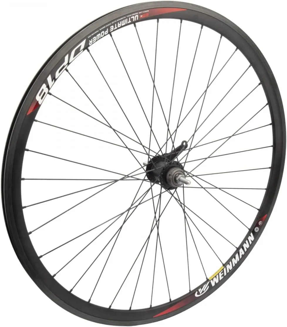 WheelMaster Weinmann DP18 Rear Wheel - 700c, 36H, Coaster Brake, Black NMSW