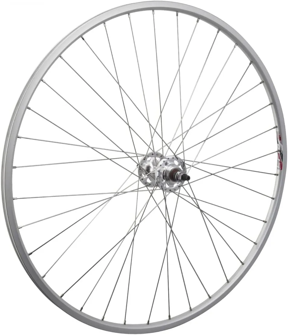 WheelMaster Weinmann LP18 Rear Wheel - 27" x 1.00, 32H, FX/FW, Silver