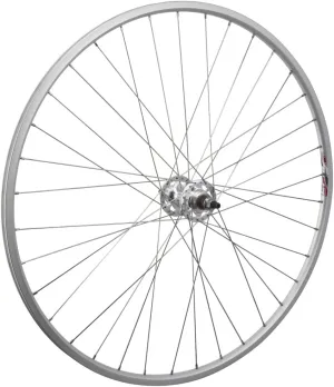 WheelMaster Weinmann LP18 Rear Wheel - 27" x 1.00, 32H, FX/FW, Silver