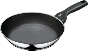 WMF Frying pan Coated Ø 24cm CeraDur Profi Pouring Rim Plastic Handle with Flame retardants Cromargan Stainless Steel CeraDur Suitable for Induction Hand wash
