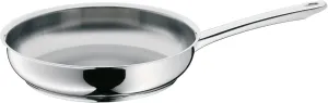 WMF Frying pan uncoated Ø 20cm Profi Made in Germany Pouring Rim Stainless Steel Handle Cromargan Stainless Steel Suitable for Induction Dishwasher-Safe