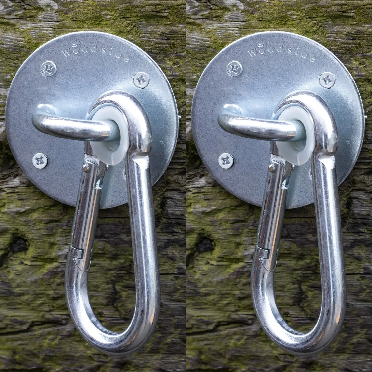 Woodside Outdoor Hammock Swing Wall Hook Set x 2