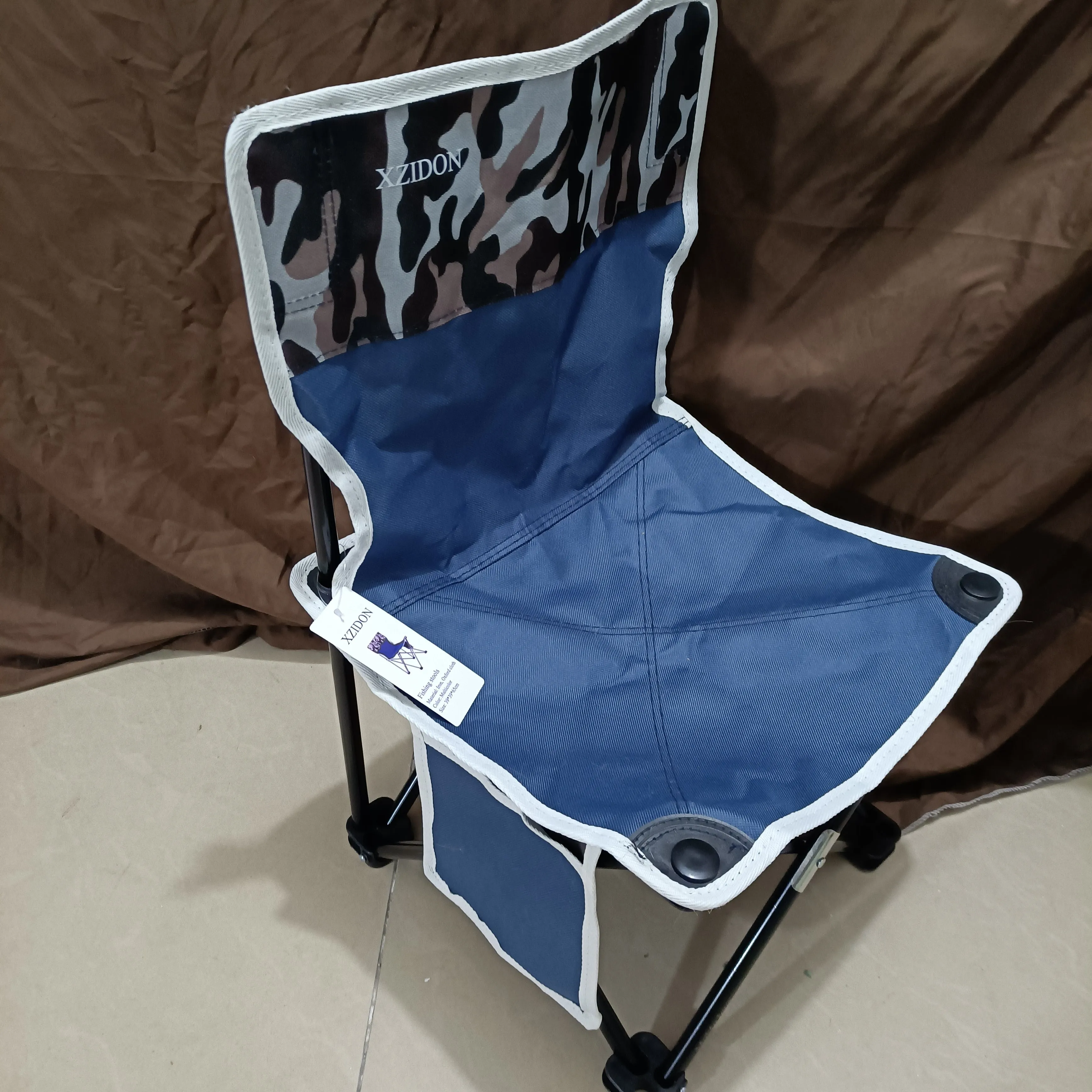 XZIDON Fishing stools,Foldable Outdoor Chair Fishing Stool for Fishing BBQ Hiking Gardening and Beach