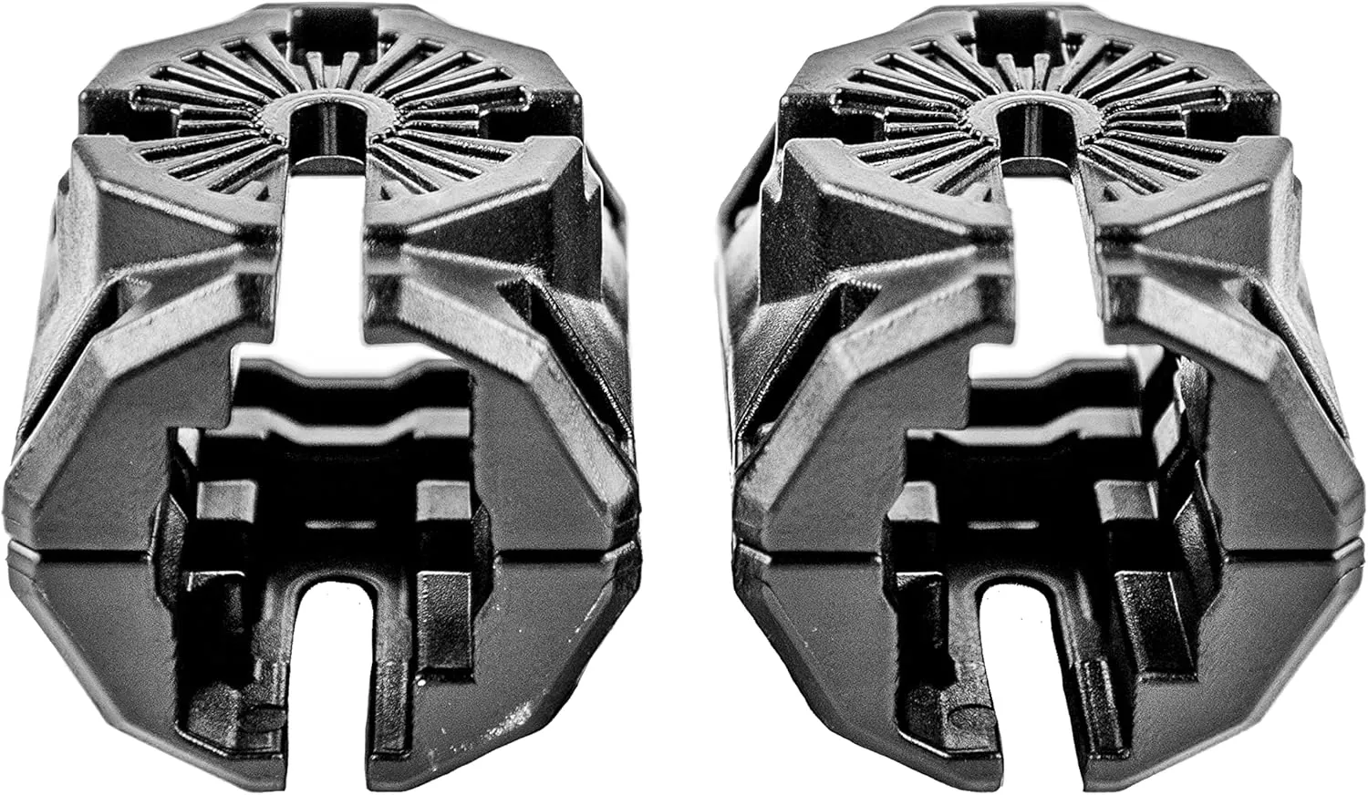 YakAttack MightyMount Duo Rail Adapter, Black - Compatible with Hobie H-Rail | Kayak Fishing Accessories