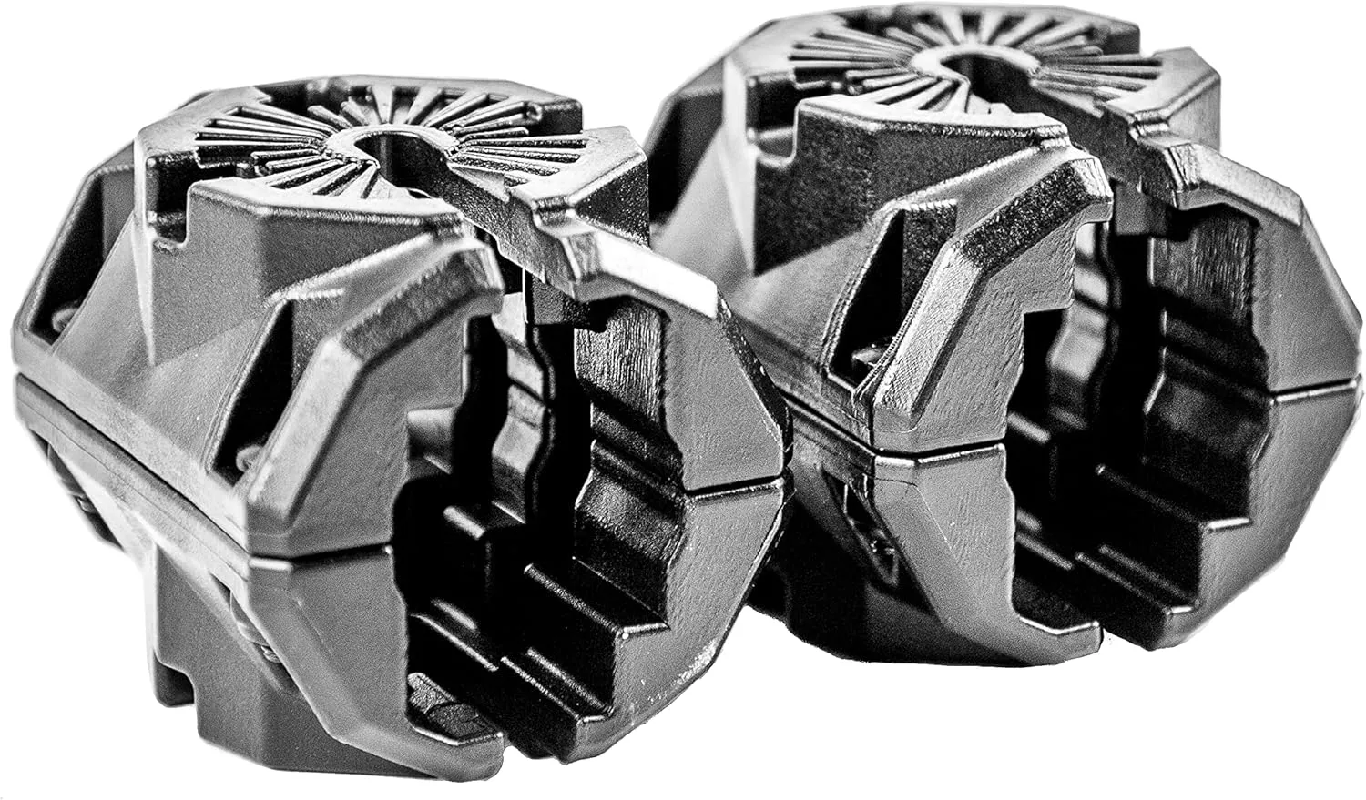 YakAttack MightyMount Duo Rail Adapter, Black - Compatible with Hobie H-Rail | Kayak Fishing Accessories