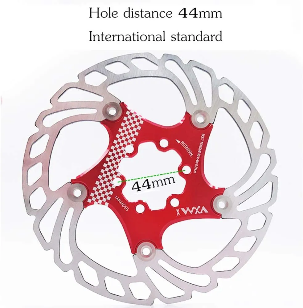 YBEKI Premium Floating Bike Disc Brake Rotor (140/160/180/203mm) - CNC Machined Stainless Steel & Aircraft Aluminum - Enhanced Heat Dissipation for MTB/Road/BMX Bikes - 12-Bolt Kit with
