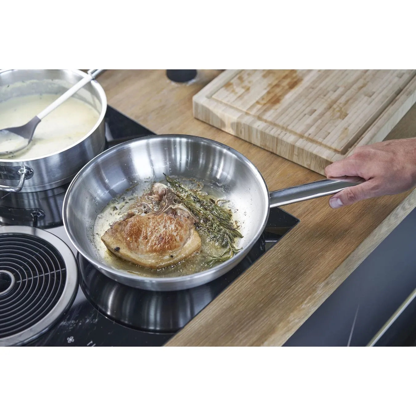 Zwilling Pro Frying Pan High Sided 28 Cm 18/10 Stainless Steel
